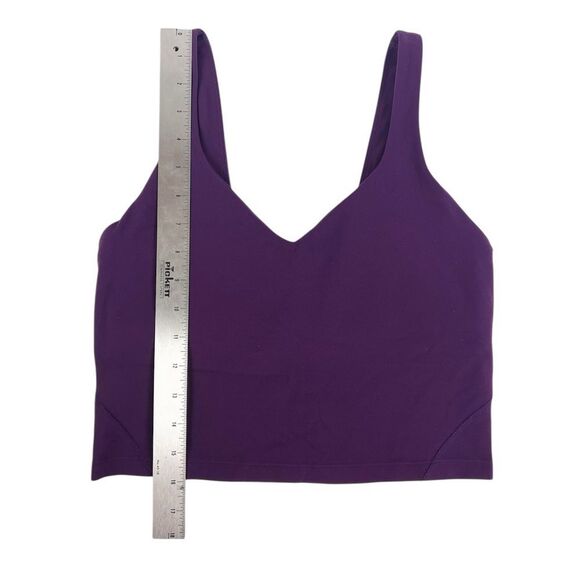 Lululemon Align Tank Top Dramatic Magenta Plum Purple V-Neck Size 8 - Picture 5 of 7